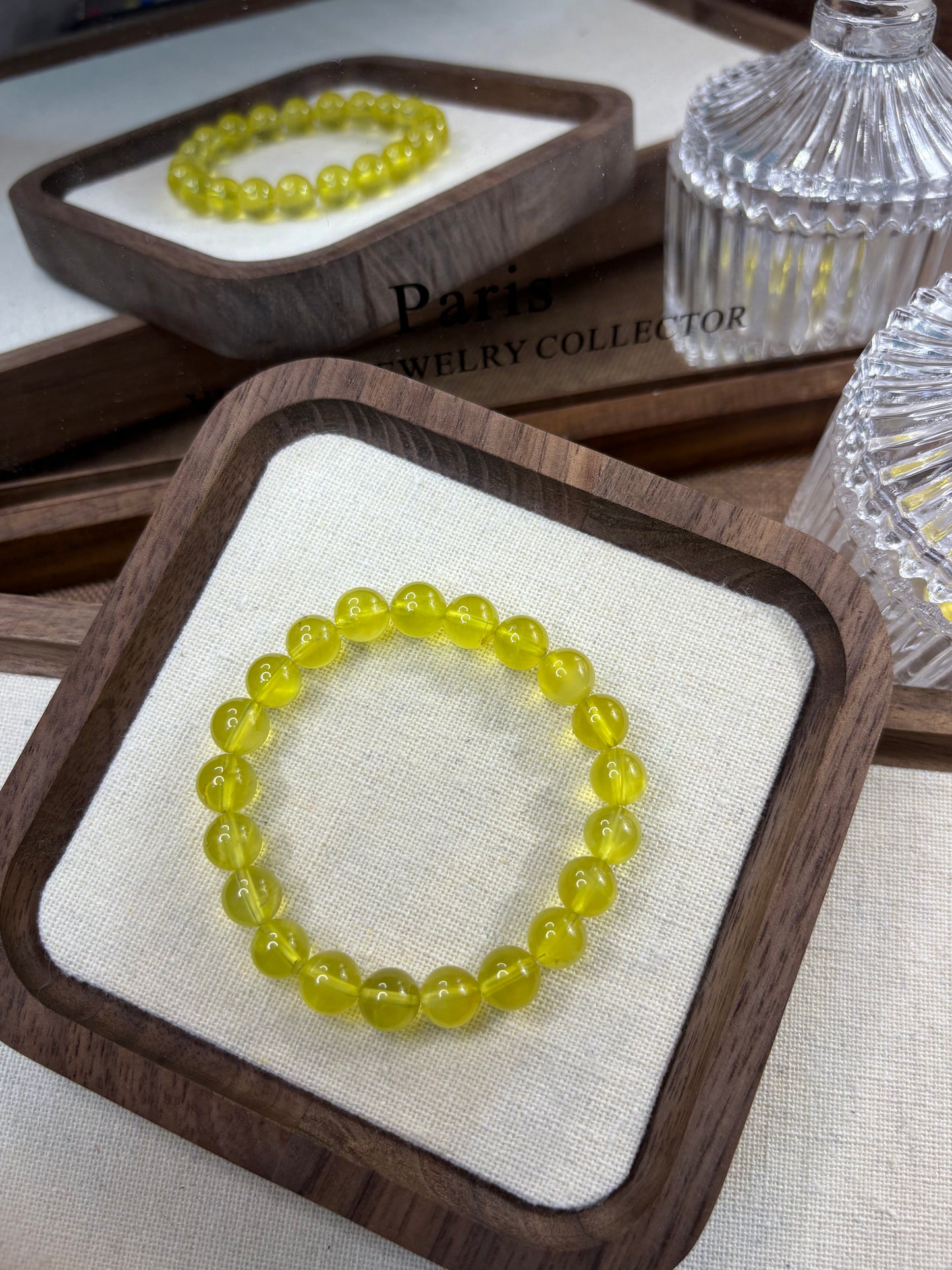 Gold grape bracelet 8mm